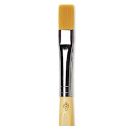 Da Vinci Junior Synthetic Brush - Bright, Short Handle, Size 10 close-up