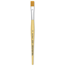 Da Vinci Junior Synthetic Brush - Bright, Short Handle, Size 12