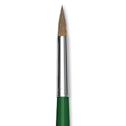 Blick Economy Ox/Pony Hair Brush - Round, Long Handle, Size 12 close up