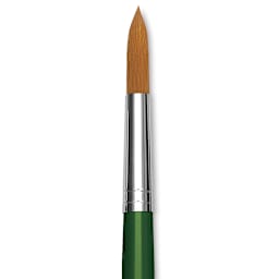 Blick Economy Golden Taklon Brush - Round, Long Handle, Size 14