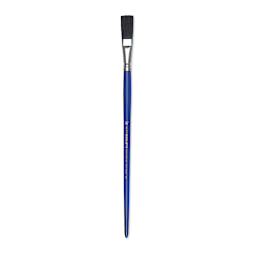 Blick Scholastic Black Bristle Brush - Easel, Long Handle, Size 3/4"