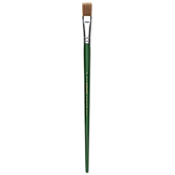 Blick Economy Golden Nylon Brush - Bright, Long Handle, Size 18