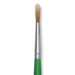 Blick Economy Golden Nylon Brush - Round, Long Handle, Size 6