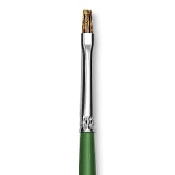Blick Economy Sable Brush - Flat, Long Handle, Size 1 close up