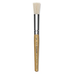Blick Economy White Bristle Brush - Stencil, 5/8"
