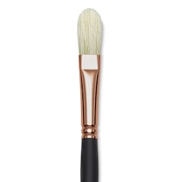 Blick Masterstroke Interlocking Bristle Brush - Filbert, Long Handle, Size 8