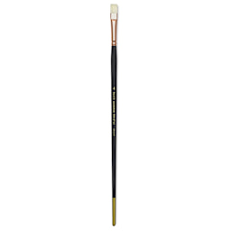 Blick Masterstroke Interlocking Bristle Brush - Bright, Long Handle, Size 4