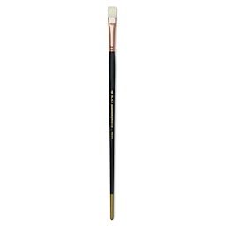 Blick Masterstroke Interlocking Bristle Brush - Bright, Long Handle, Size 6