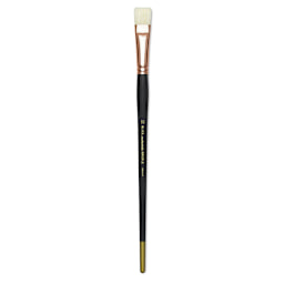Blick Masterstroke Interlocking Bristle Brush - Bright, Long Handle, Size 10