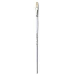 Bob Ross Hog Bristle Brush - Filbert Brush shown upright