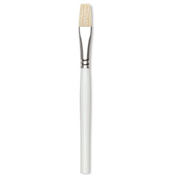 Bob Ross Hog Bristle Brush - Closeup of 1/2" Flat brush