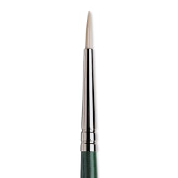 Winsor & Newton Winton Hog Bristle Brush - Round, Long Handle, Size 1