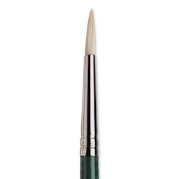 Winsor & Newton Winton Hog Bristle Brush - Round, Long Handle, Size 3