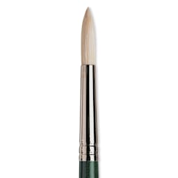 Winsor & Newton Winton Hog Bristle Brush - Round, Long Handle, Size 6