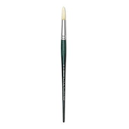 Winsor & Newton Winton Hog Bristle Brush - Round, Long Handle, Size 12