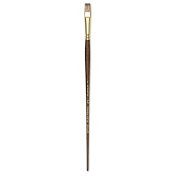 Winsor & Newton Monarch Mongoose Brush - Flat, Long Handle, Size 8