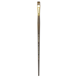 Winsor & Newton Monarch Mongoose Brush - Flat, Long Handle, Size 12