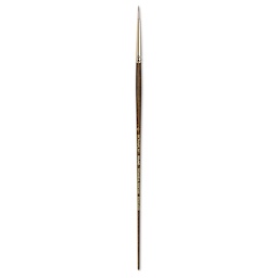 Winsor & Newton Monarch Mongoose Brush - Round, Long Handle, Size 0