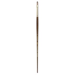 Winsor & Newton Monarch Mongoose Brush - Filbert, Long Handle, Size 0
