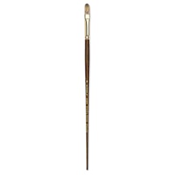 Winsor & Newton Monarch Mongoose Brush - Filbert, Long Handle, Size 8