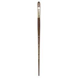 Winsor & Newton Monarch Mongoose Brush - Filbert, Long Handle, Size 12