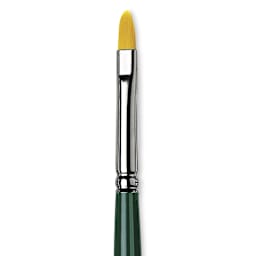 Da Vinci Nova Brush - Filbert, Long Handle, Size 6 close up