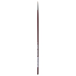 Da Vinci Kolinsky Red Oil Sable Brush - Round, Long Handle, Size 4