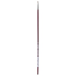 Da Vinci Kolinsky Red Oil Sable Brush - Bright, Long Handle, Size 1