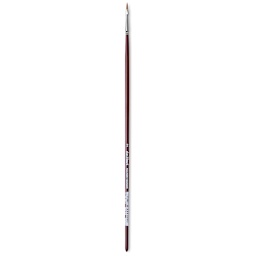 Da Vinci Kolinsky Red Oil Sable Brush - Filbert, Long Handle, Size 2