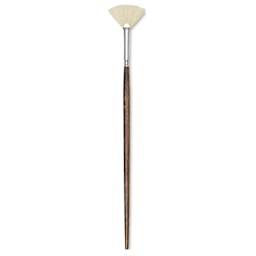 Blick Masterstroke White Bristle Brush - Fan, Short Handle, Size 2