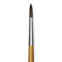 Isabey Isacryl Brush - Round, Long Handle, Size 4