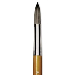 Isabey Isacryl Brush - Round, Long Handle, Size 10