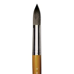 Isabey Isacryl Brush - Round, Long Handle, Size 16