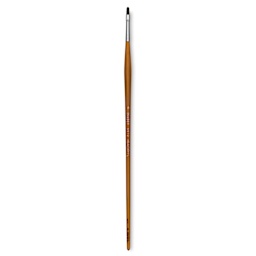 Isabey Isacryl Brush - Filbert, Long Handle, Size 0