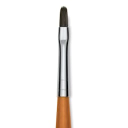 Isabey Isacryl Brush - Filbert, Long Handle, Size 0
