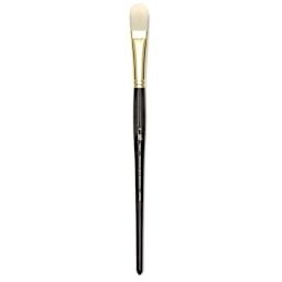 Princeton Series 6300 Dakota Synthetic Bristle Brush - Filbert, Long Handle, Size 12