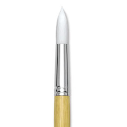 Blick Academic White Synthetic Brush - Round, Size 20, close-up