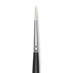 Blick Studio Synthetic Brush - Round, Long Handle, Size 4, close-up