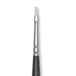 Blick Studio Synthetic Brush - Flat, Long Handle, Size 2, close-up
