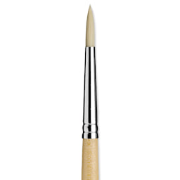 Da Vinci Top Acryl Synthetic Brush - Round, Long Handle, Size 6 close up