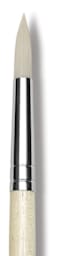 Da Vinci Top Acryl Synthetic Brushes- Closeup of single Long Handle Round Brush shown