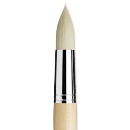 Da Vinci Top Acryl Synthetic Brush - Round, Long Handle, Size 50 close up