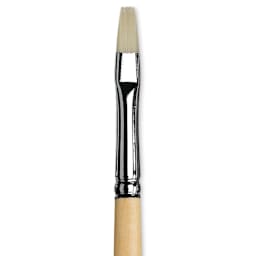 Da Vinci Top Acryl Synthetic Brush - Bright, Long Handle, Size 4 close up