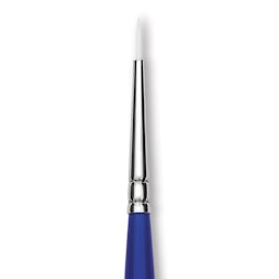 Blick Scholastic Wonder White Brush - Round, Long Handle, 2/0 close up