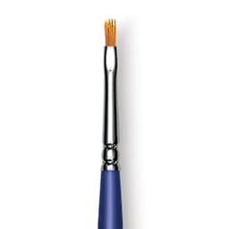 Blick Scholastic Golden Taklon Brush - Bright, Long Handle, Size 2