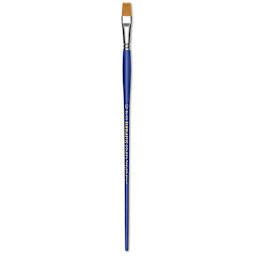 Blick Scholastic Golden Taklon Brush - Bright, Long Handle, Size 12