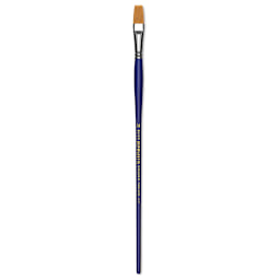 Blick Scholastic Golden Taklon Brush - Flat, Long Handle, Size 14