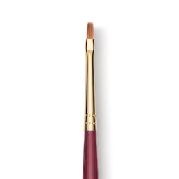 Princeton Synthetic Sable Brush - Bright, Long Handle, Size 0