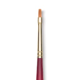Princeton Synthetic Sable Brush - Bright, Long Handle, Size 1