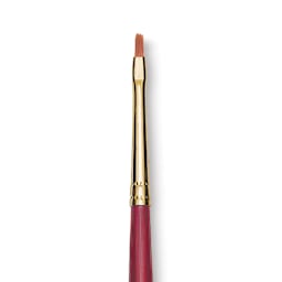 Princeton Synthetic Sable Brush - Bright, Long Handle, 2/0